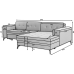Corner Sofa Bed SOLARIS