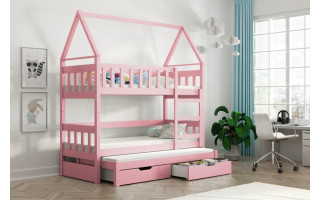 Triple Trundle Bed HOUSE 3