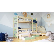 Triple Bunk Bed CARL Triple Bunk Bed CARL